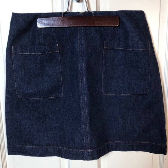 NWT Boden Denim Patch Pocket Skirt 8P - Picture 2 of 4